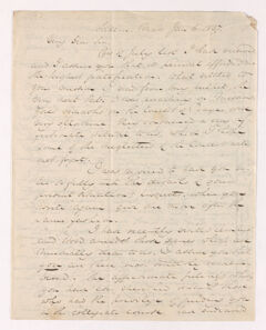 Thumbnail for Samuel Melancthon Worcester letter to Justin Perkins, 1837 January 6 - Image 1