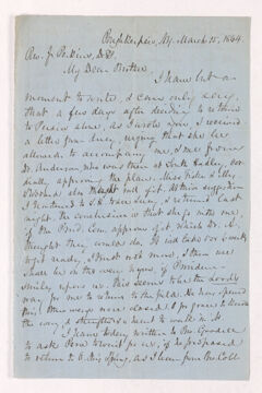 Thumbnail for Austin Hazen Wright letter to Justin Perkins, 1864 March 15 - Image 1