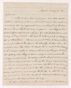 Thumbnail for Edward Zohrab letter to Justin Perkins, 1837 August 19 - Image 1