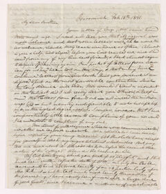 Thumbnail for Justin Perkins letter to William Seymour Tyler, 1841 February 16 - Image 1