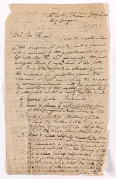 Thumbnail for Justin Perkins letter to Philander Oliver Powers, 1833 September - Image 1
