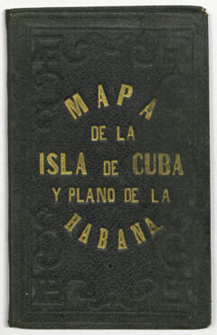 Thumbnail for Mapa de la Isla de Cuba y plano de la Habana - Image 1