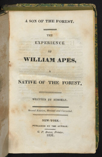 Thumbnail for A son of the forest: the experience of William Apes, a native of the forest - Image 7
