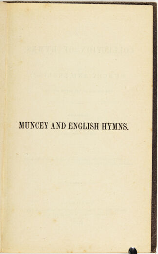 Thumbnail for A collection of hymns, in Muncey and English: for the use of the native Indians - Image 5