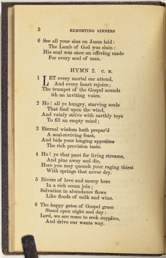 Thumbnail for A collection of hymns, in Muncey and English: for the use of the native Indians - Image 14