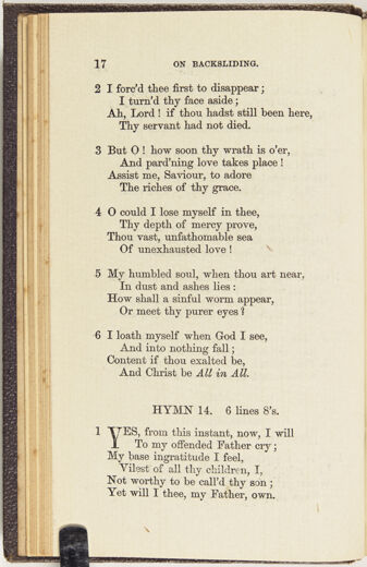 Thumbnail for A collection of hymns, in Muncey and English: for the use of the native Indians - Image 38