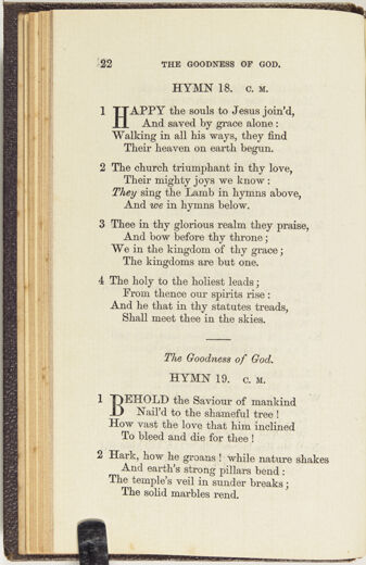 Thumbnail for A collection of hymns, in Muncey and English: for the use of the native Indians - Image 48