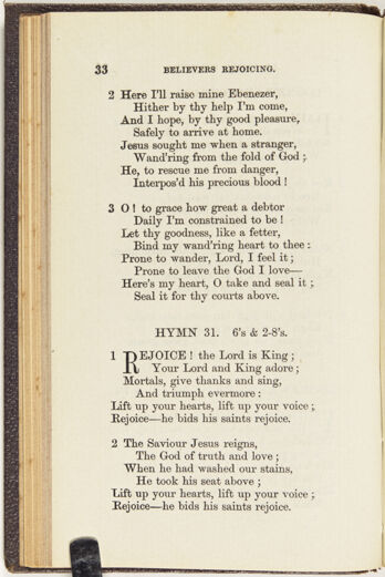 Thumbnail for A collection of hymns, in Muncey and English: for the use of the native Indians - Image 70