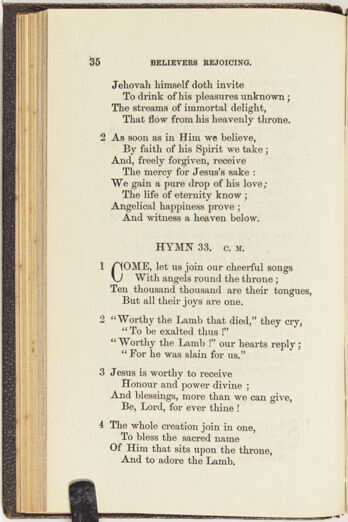 Thumbnail for A collection of hymns, in Muncey and English: for the use of the native Indians - Image 74
