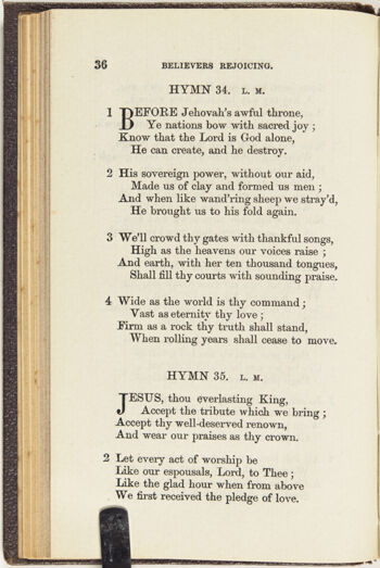 Thumbnail for A collection of hymns, in Muncey and English: for the use of the native Indians - Image 76