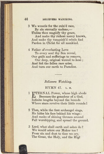 Thumbnail for A collection of hymns, in Muncey and English: for the use of the native Indians - Image 96