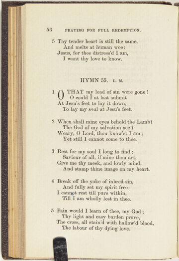 Thumbnail for A collection of hymns, in Muncey and English: for the use of the native Indians - Image 110