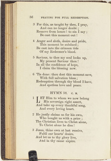 Thumbnail for A collection of hymns, in Muncey and English: for the use of the native Indians - Image 116