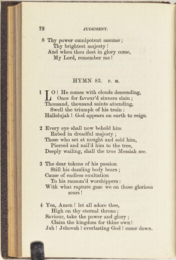 Thumbnail for A collection of hymns, in Muncey and English: for the use of the native Indians - Image 162
