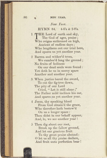 Thumbnail for A collection of hymns, in Muncey and English: for the use of the native Indians - Image 164