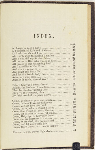 Thumbnail for A collection of hymns, in Muncey and English: for the use of the native Indians - Image 199