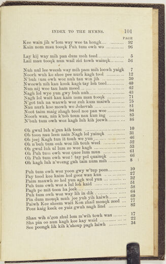 Thumbnail for A collection of hymns, in Muncey and English: for the use of the native Indians - Image 203