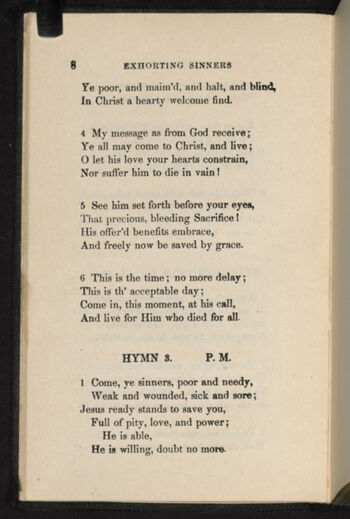 Thumbnail for A Collection of Chippeway and English hymns - Image 18