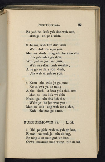 Thumbnail for A Collection of Chippeway and English hymns - Image 39