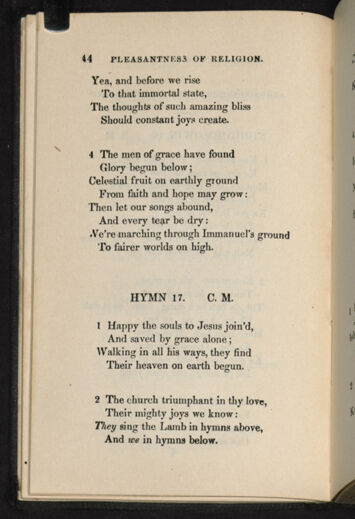 Thumbnail for A Collection of Chippeway and English hymns - Image 54