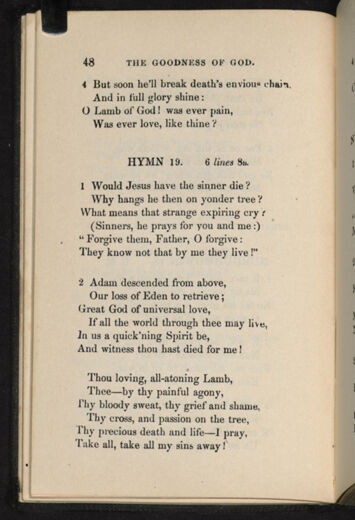 Thumbnail for A Collection of Chippeway and English hymns - Image 58