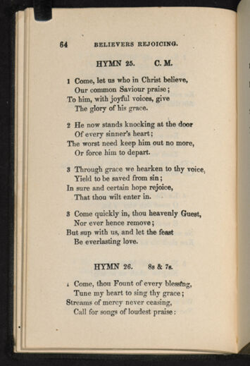 Thumbnail for A Collection of Chippeway and English hymns - Image 74