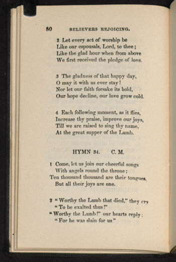 Thumbnail for A Collection of Chippeway and English hymns - Image 90