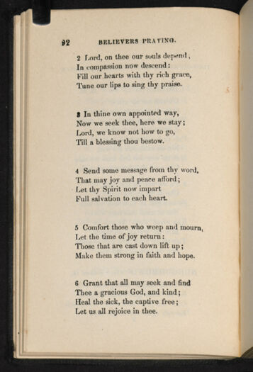 Thumbnail for A Collection of Chippeway and English hymns - Image 102