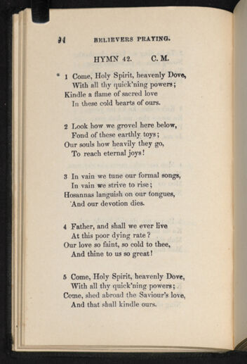 Thumbnail for A Collection of Chippeway and English hymns - Image 104