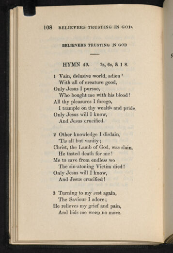 Thumbnail for A Collection of Chippeway and English hymns - Image 118