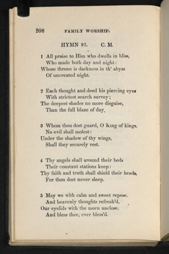 Thumbnail for A Collection of Chippeway and English hymns - Image 218