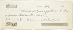 Thumbnail for Promissory note to Dr. E.D. Farr
