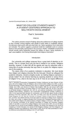 Thumbnail for What do college students want?: a student-centered approach to multifaith involvement