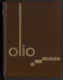 Thumbnail for Amherst College Olio 1937, junior edition - Image 1