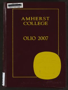 Thumbnail for Amherst College Olio 2007 - Image 1