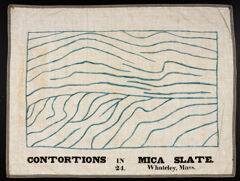 Thumbnail for Orra White Hitchcock drawing of contortions in mica slate, Whately, Massachusetts
