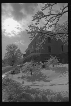 Thumbnail for Photographs of campus with snow, 1994 January - Image 1