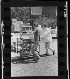 Thumbnail for Photographs of a picnic on Valentine Quad, 1975 April 30 - Image 1