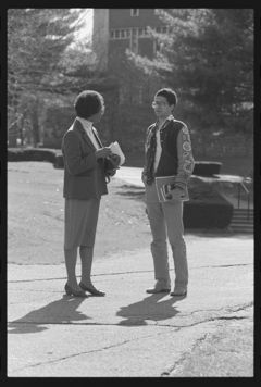 Thumbnail for Photographs of campus scenes in spring, 1987 April - Image 1