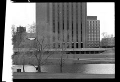 Thumbnail for Photographs of people outside on campus, in Amherst, and at UMass, 1973 May - Image 1