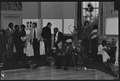 Thumbnail for Photographs of the Black Men of Amherst reception, 1976 May 7 - Image 1