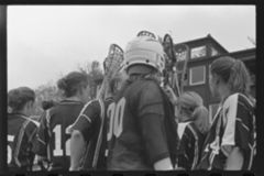 Thumbnail for Photographs of the lacrosse team after a game, 1999 May - Image 1