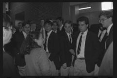Thumbnail for Photographs of the Amherst Glee Club performing at a Red Sox game, 1995 September - Image 1
