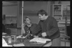 Thumbnail for Photographs of a geology lab in session, 1990 December - Image 1