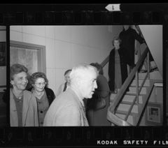 Thumbnail for Photographs of a visit by trustees' spouses to Crossett Dormitory, 1963 November 9 - Image 1