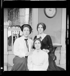 Thumbnail for Photographs of three cast members of Three Sisters, 1969 November 17 - Image 1