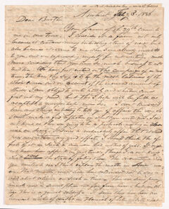 Thumbnail for Sidney Brooks letter to Obed Brooks, Jr., 1838 February 3 - Image 1