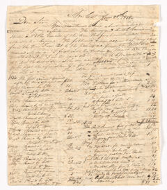 Thumbnail for Sidney Brooks letter to Obed Brooks, 1838 June 28 - Image 1