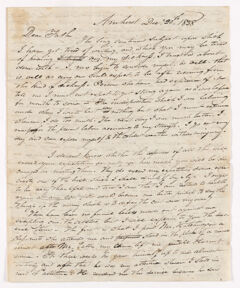 Thumbnail for Sidney Brooks letter to Obed Brooks, 1838 December 20 - Image 1