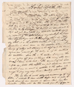 Thumbnail for Sidney Brooks letter to Obed Brooks, 1839 April 23 - Image 1